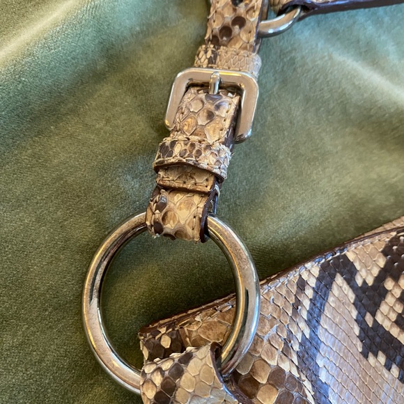 Prada Python Logo Hobo Roccia - Picture 11 of 14